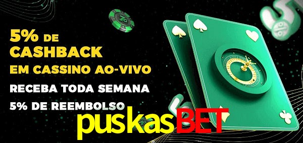Promoções do cassino ao Vivo puskasbet